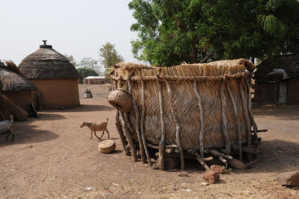 A Komba grain storage silo