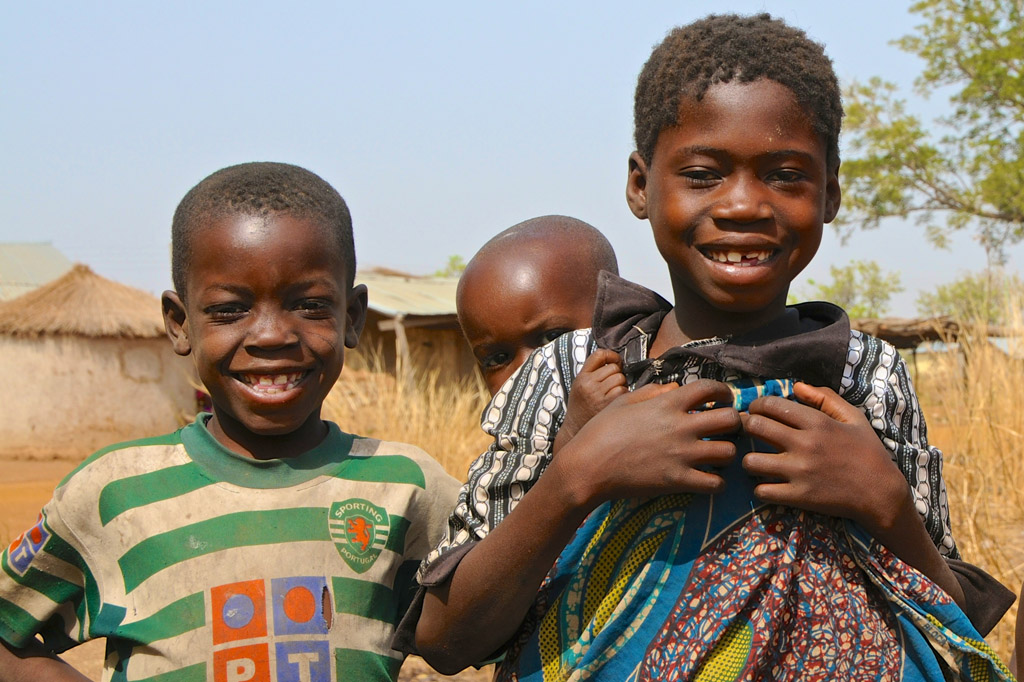 Some friends from Zamashegu village