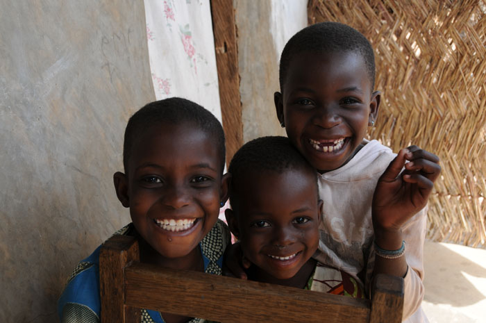 Some school kids that hang out at Salomay's house
