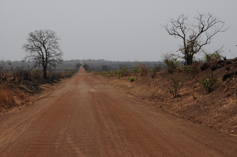 In the dry season, it looks so barren. However we are assured that in the wet season, the area is full of crops